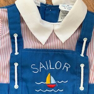 Vintage Baby Boy one piece ⛵️